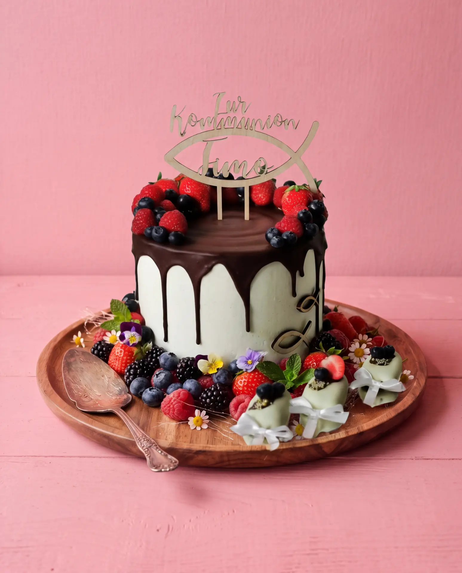 Dripcake mit Obst