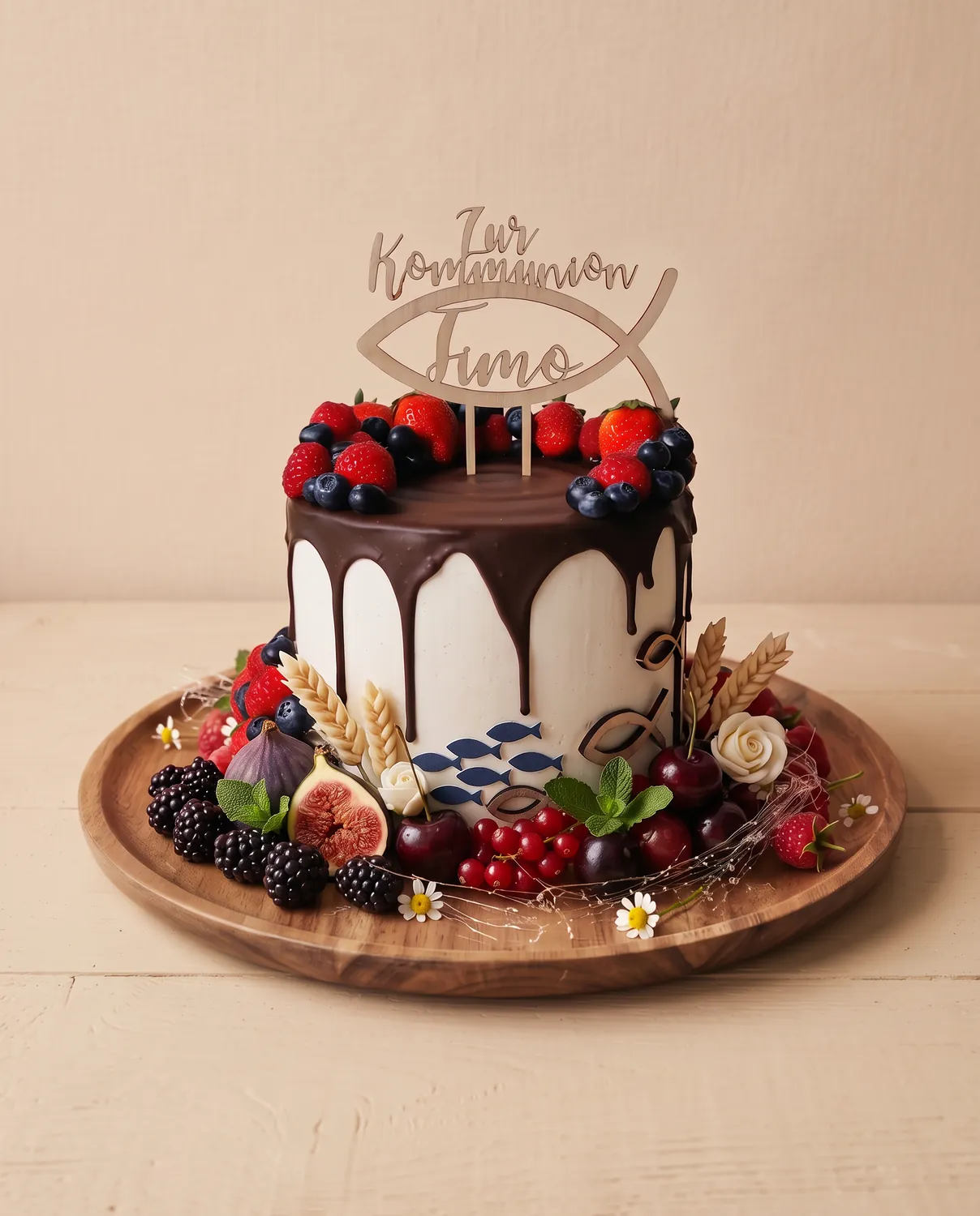 Dripcake mit Obst